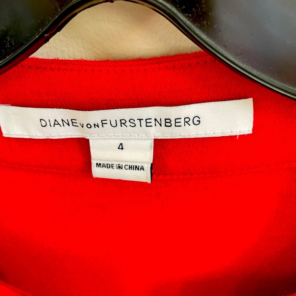 DVF wool mod dress. Size 4 - Picture 3 of 8